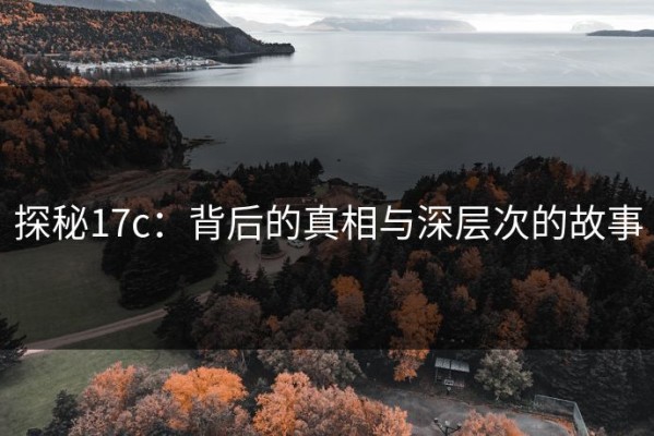 探秘17c：背后的真相与深层次的故事