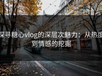探寻糖心vlog的深层次魅力：从热度到情感的挖掘