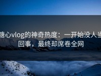 糖心vlog的神奇热度：一开始没人当回事，最终却席卷全网